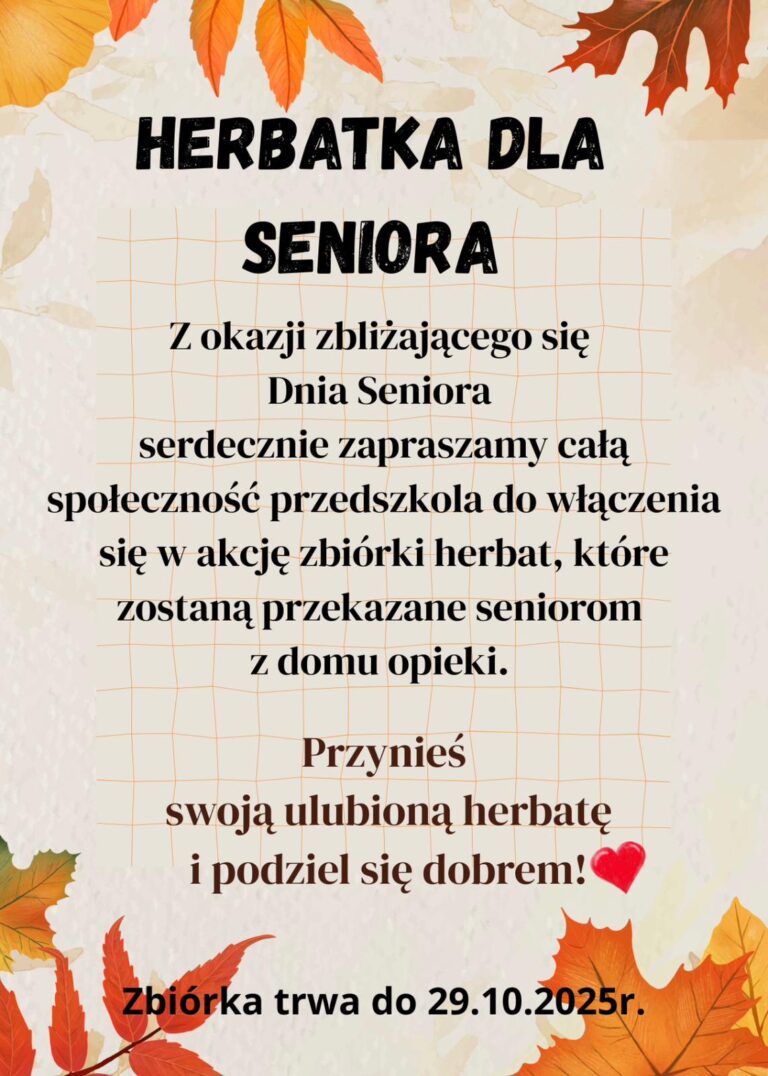 Herbatka dla Seniora
