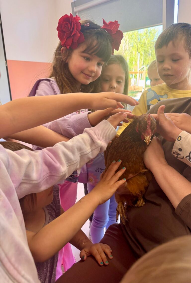 Przedszkole odwiedziła prawdziwa kura🐥🐓
