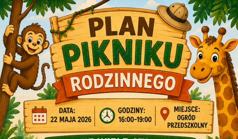 Piknik rodzinny 22 maja 2026 r. !!!